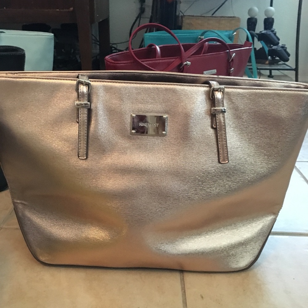 Nine West It Girl Tote rose gold